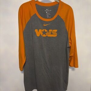 Nike Shirt XL Orange Tennessee Volunteers Athletic Cut, Gray orange  sleaves